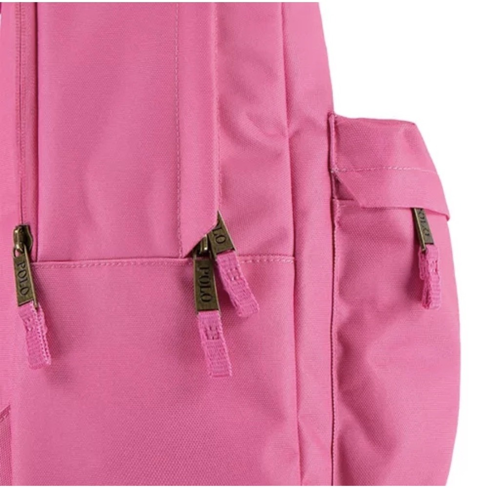 Polo Ralph Lauren Polo Bear Backpack Ail Baja Pink Embroidered - Picture 3 of 14